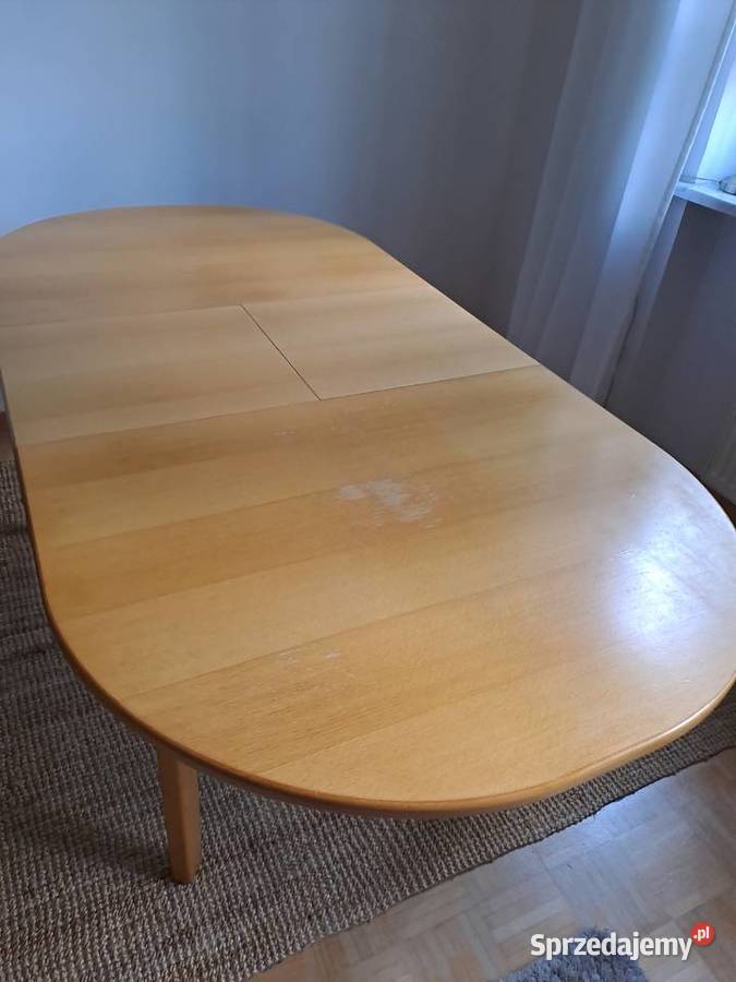 owalny stół rozkładany (140 do 180 cm)