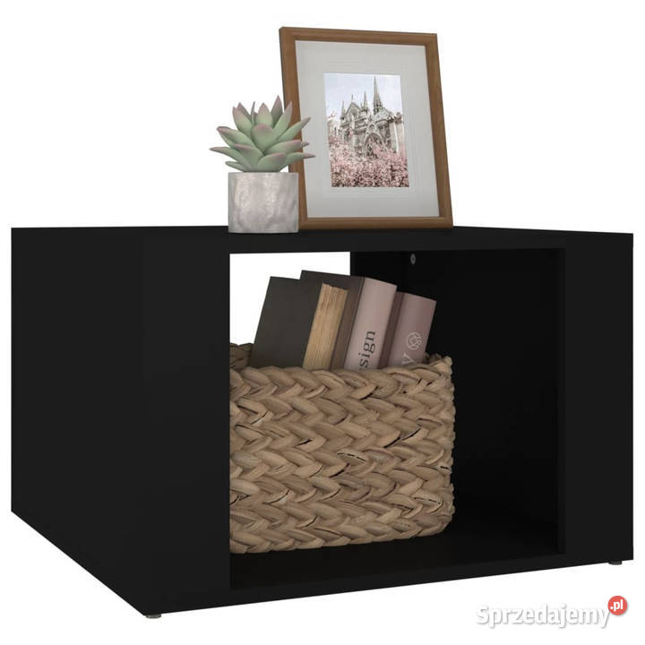Szafka nocna czarna 57x55x36 materiał mazowieckie