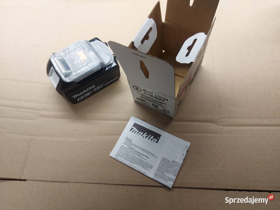 Makita bateria 18V 6Ah z indykatorem oryginalna Gdynia
