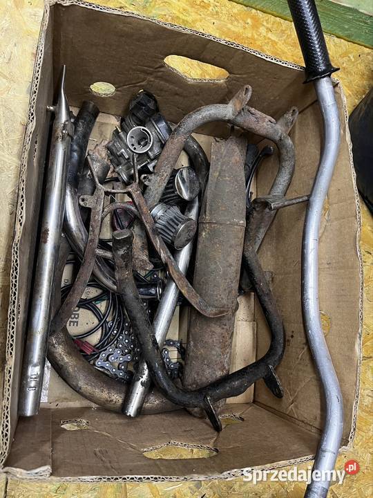 Romet wsk części stopki tłumik rybka motorynka Pleśna