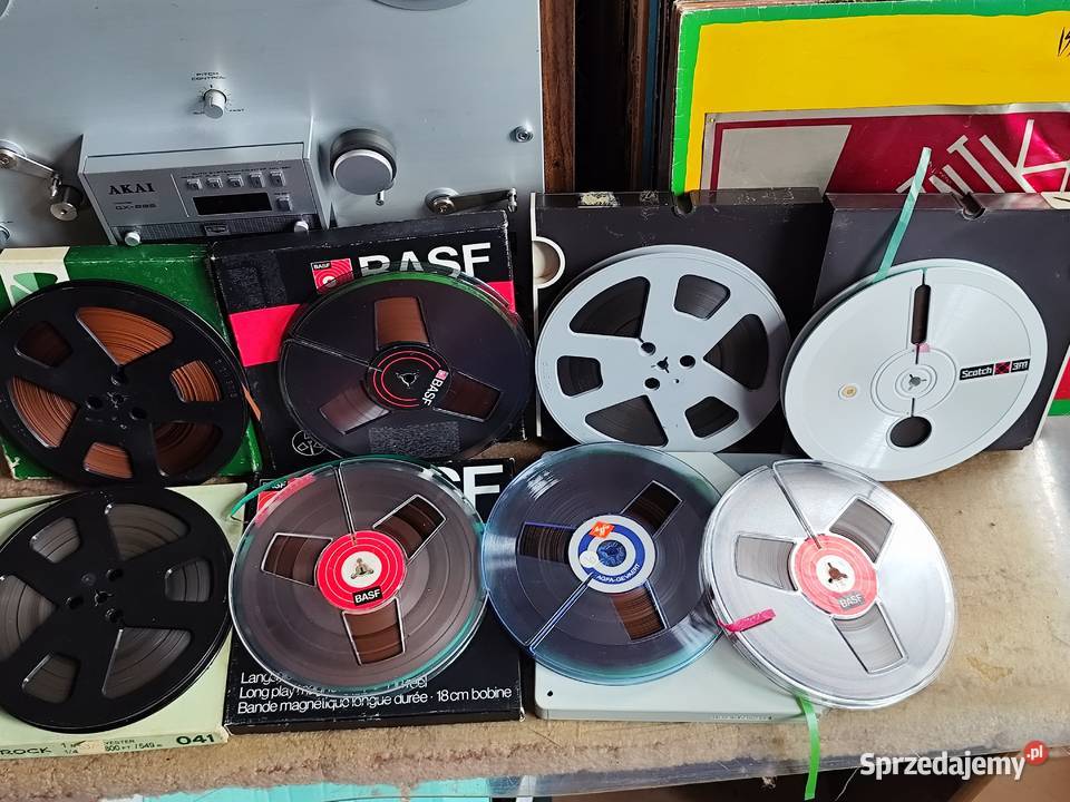nagrane taśmy szpulowe BASF AGFA SHAMROCK SCOTCH Muzyka Stargard