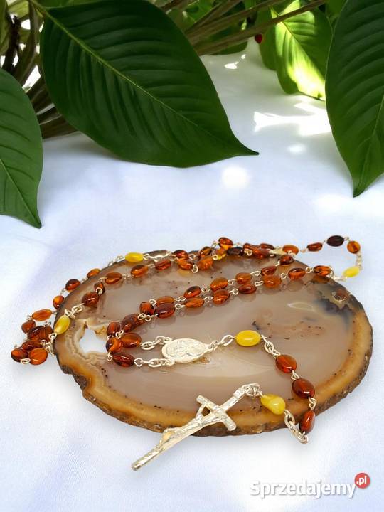 Różaniec z bursztynu BURSZTYN BAŁTYCKI 1268 Warszawa