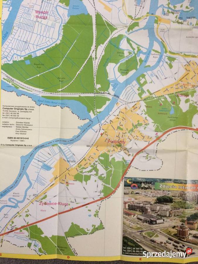 206 Plan Szczecina Z Lewobrzeżem Szczecin