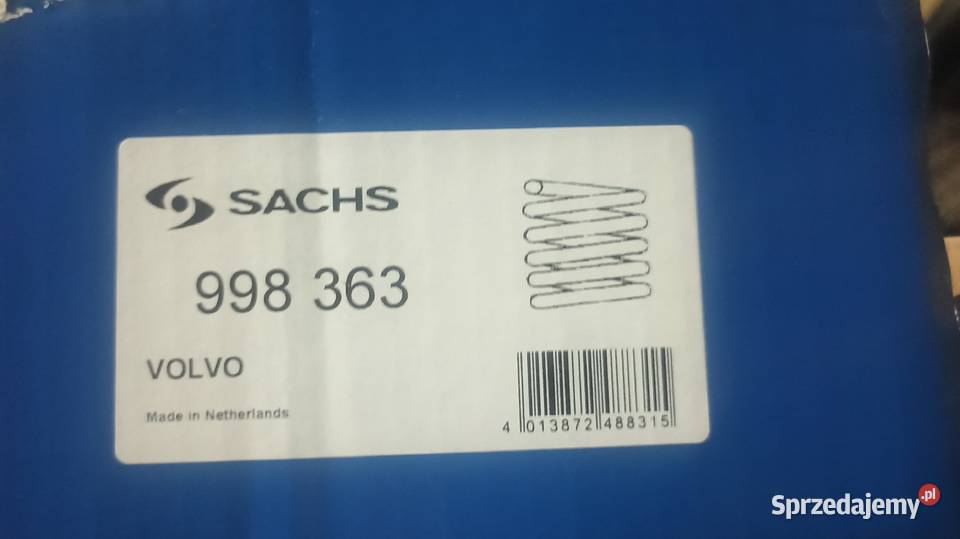 Amortyzatory 2 SACHS 314 125 Sprężyny 2 Sachs Głogów