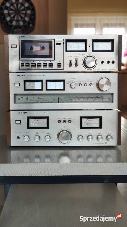 Wieża stereo Sony vintage TAF5A STA4L TCK2A