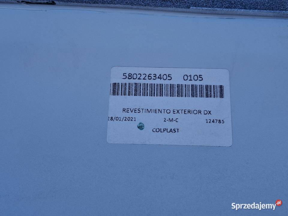 IVECO SWAY PRZEDŁUŻENIE DRZWI PRAWYCH PRAWE