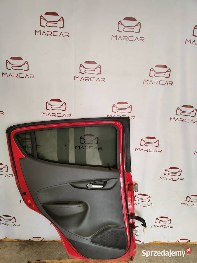 Drzwi Lewy Tył Opel Karl Kolor G6E 0DE Kompletne