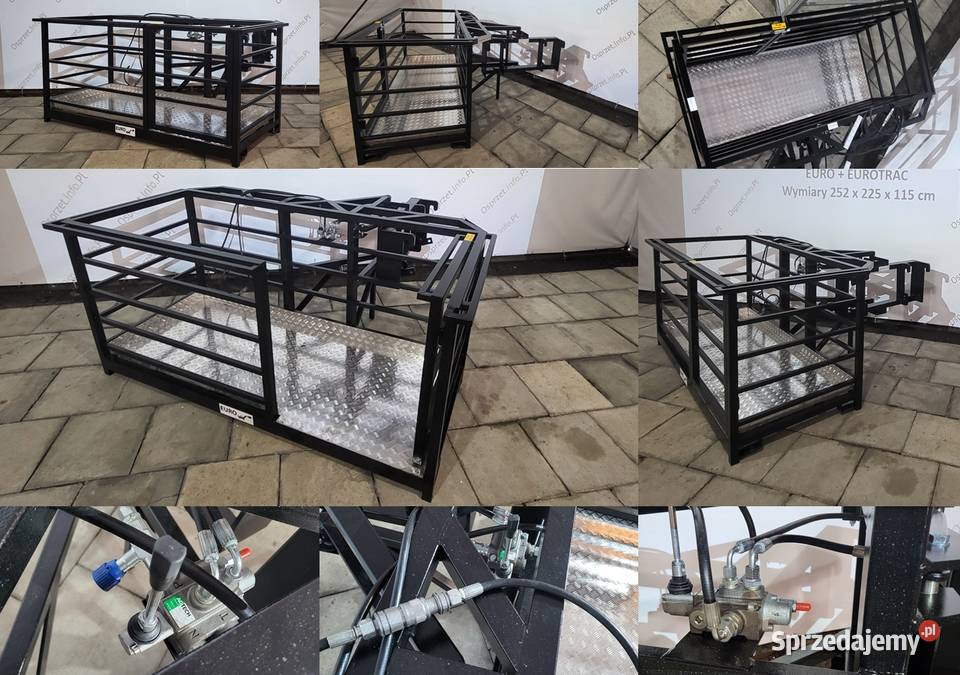 Kosz roboczy skrętny 90 stopni mocowanie 2w1 Opole