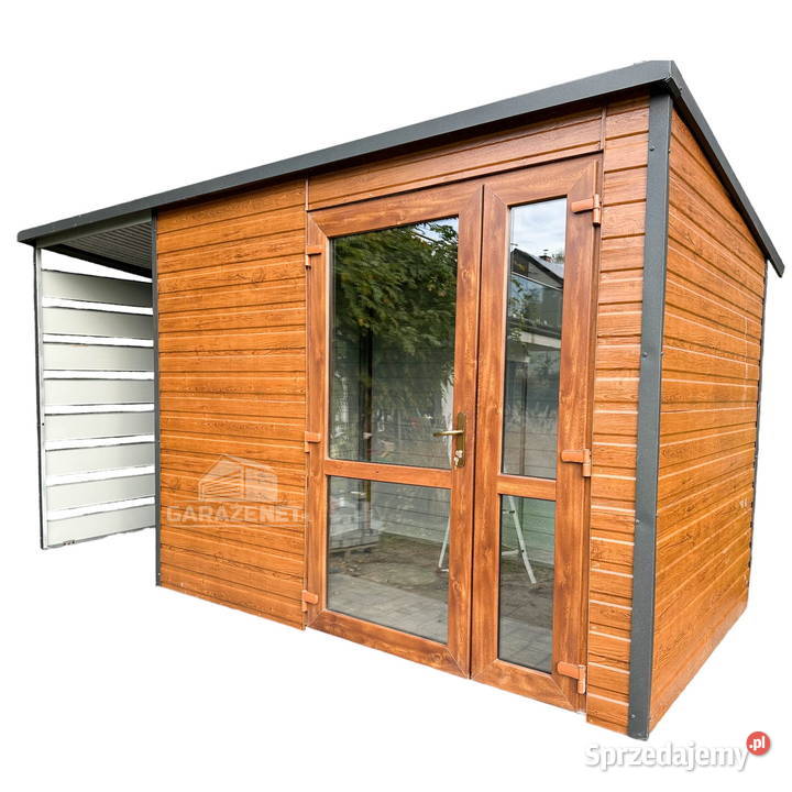 SCHOWEK DOMEK OGRODOWY 25m x 2m WIATA 13M SPAD W Domki narzędziowe Łapanów