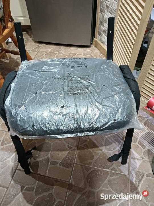 Krzesło nowe czarne 53cm
