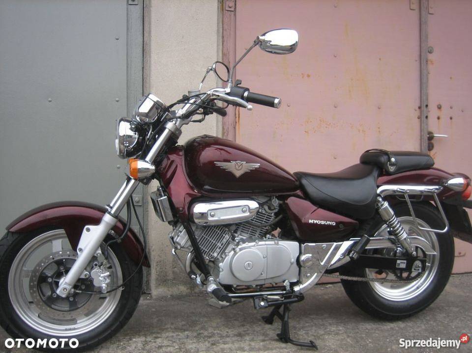 Hyosung GV Aquila 125 2004 r kat B duży chopper 11200km kujawsko-pomorskie Inowrocław