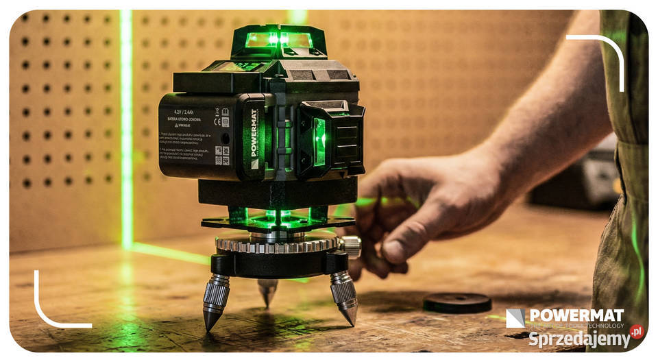 poziomica laserowa laser krzyżowy zielony śląskie Katowice