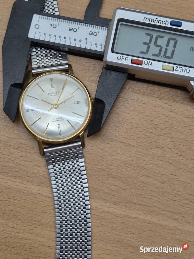 Rzadki zegarek Poljot de Lux śląskie Chorzów