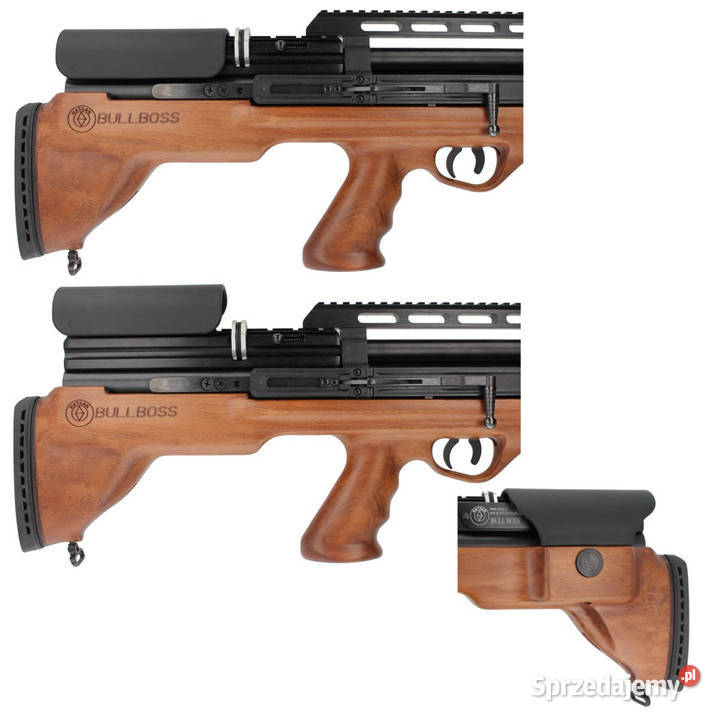 Wiatrówka PCP Hatsan BullBoss W tłumik QE 635 mm Warszawa