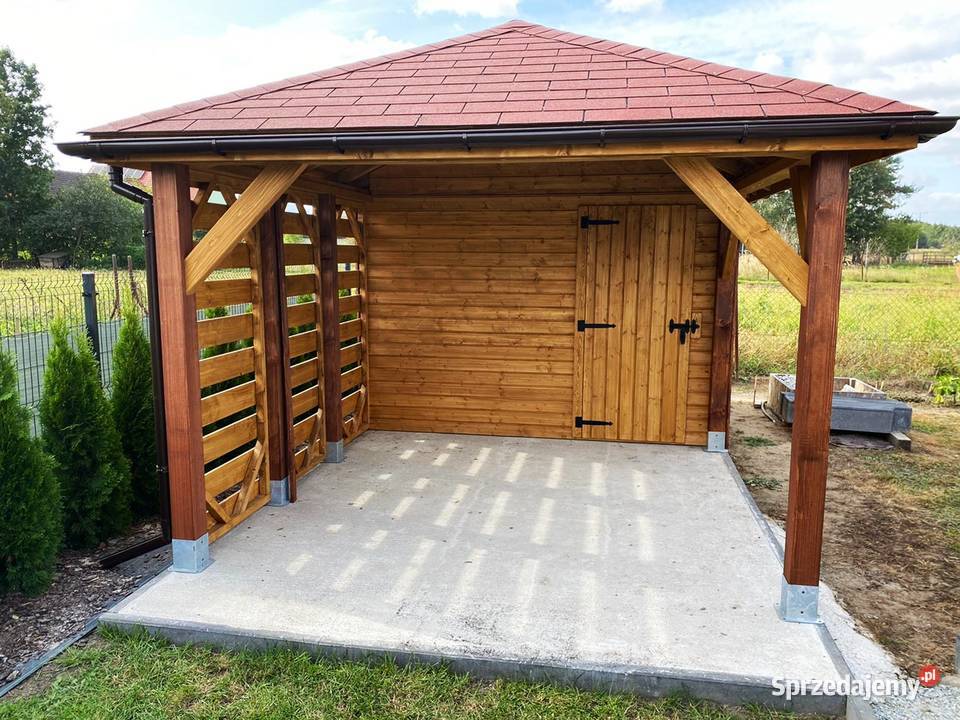 Altana ogrodowa z domkiem narzędziowym 3m x 5m Domki narzędziowe Kraków