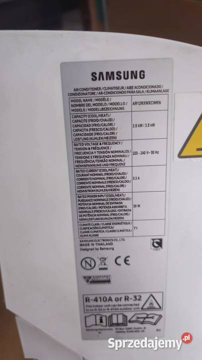 Jednostka wewnętrzna klimatyzatora Samsung opolskie Prudnik
