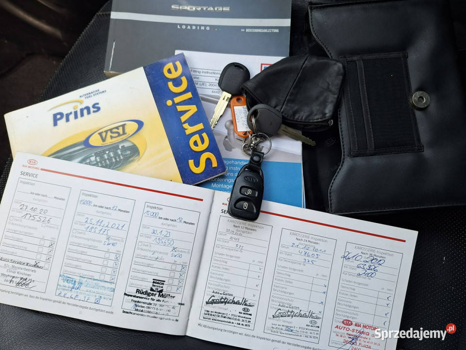 Kia Sportage 4X4 ŁADNA 20 GAZ tempomat komputer światła przeciwmgielne Olsztyn sprzedam