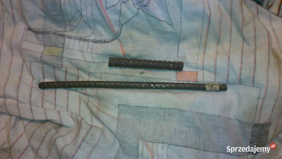 pręty stalowe żebrowane krótkie odcinki Stal zbrojeniowa sprzedam