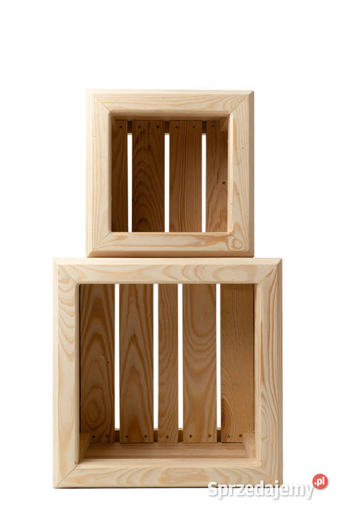 Donice nowoczesne 3D drewniane Zestaw 2 donic Kalety