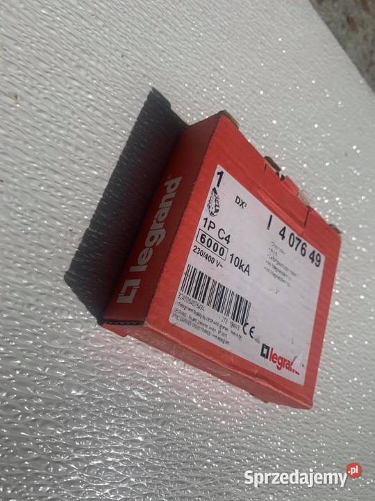 Legrand 407649 DX3 1P C4 6000A10KA Warszawa sprzedam