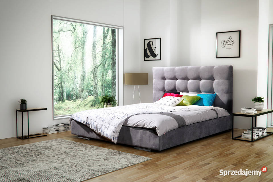 Klasyczna sypialnia łóżko GREY180x200 z Kutno