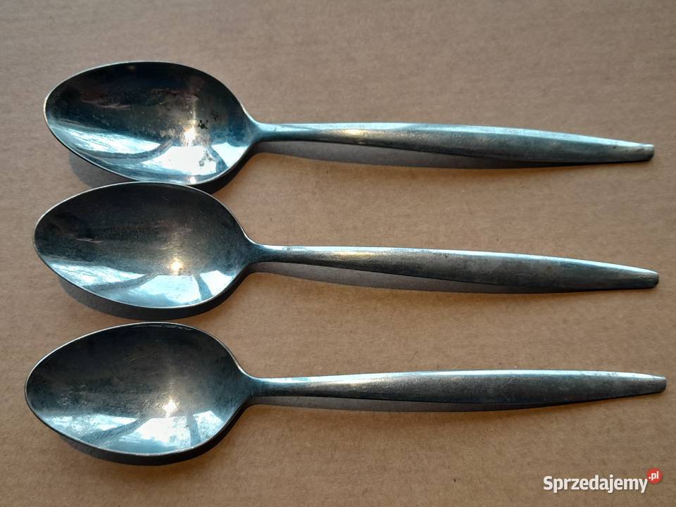 Stara łyżka stołowa Gerlach PRL Stainless steel śląskie Dąbrowa Górnicza