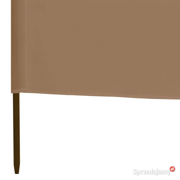Parawan 3skrzydłowy z tkaniny 400x160 taupe Warszawa