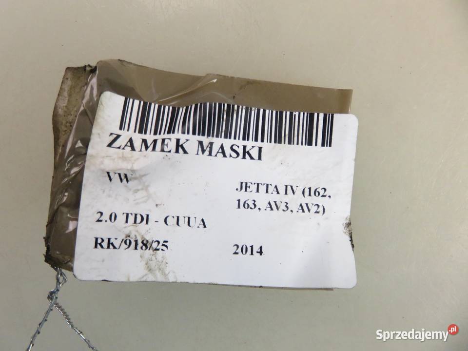 ZAMEK MASKI VW JETTA IV 5C7823509B sprzedam