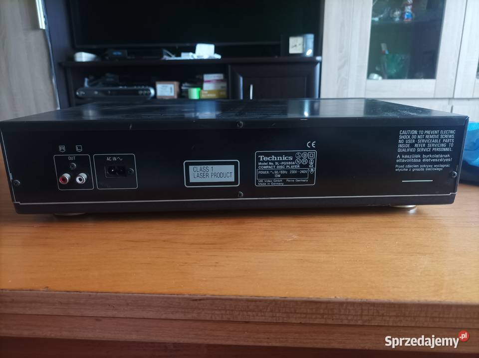 Technics CD player SLPG580A USZKODZONY Olsztyn sprzedam