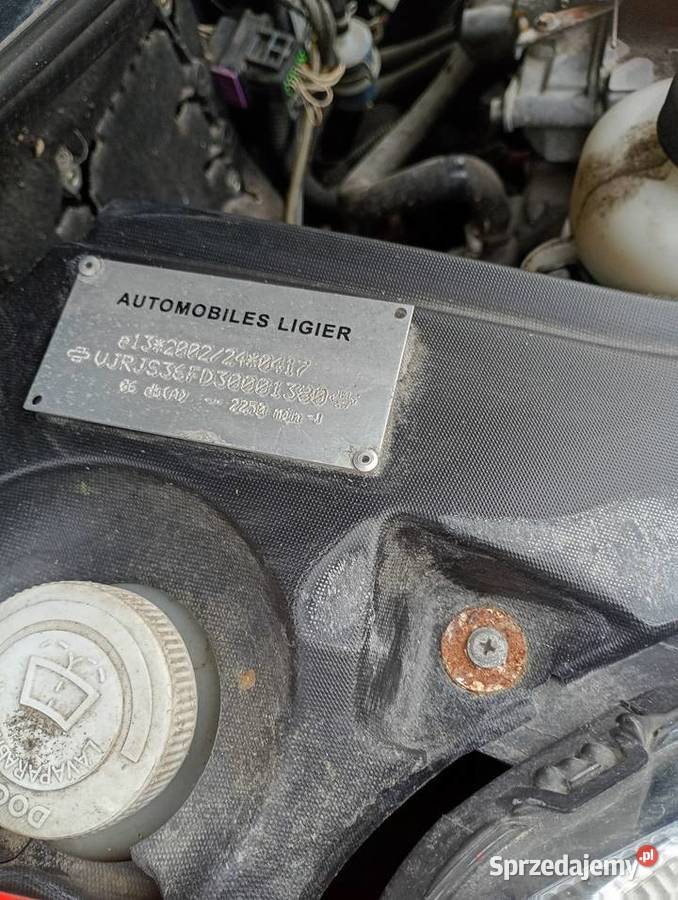 Samochód Ligier ixo kupiony w Polsce Miechów sprzedam