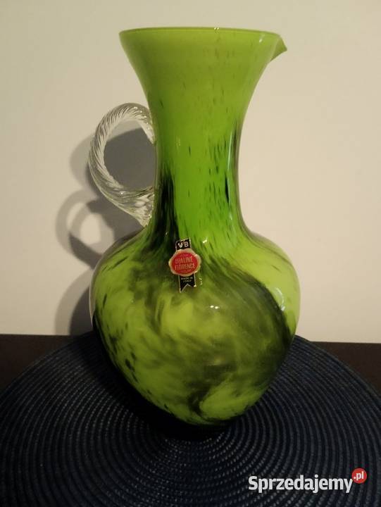 Unikatowy wazondzban VB Opaline Florence Empiku Porcelana i szkło świętokrzyskie Kielce
