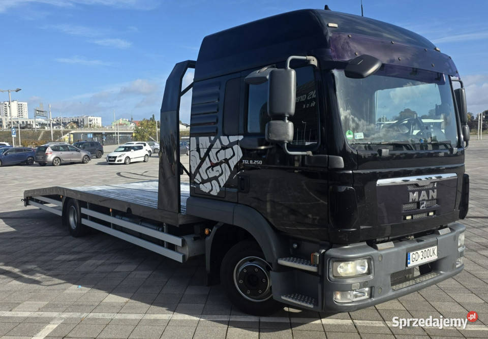 MAN TGL 8250 MAN TGL 8250 Laweta długi najazd Gdańsk