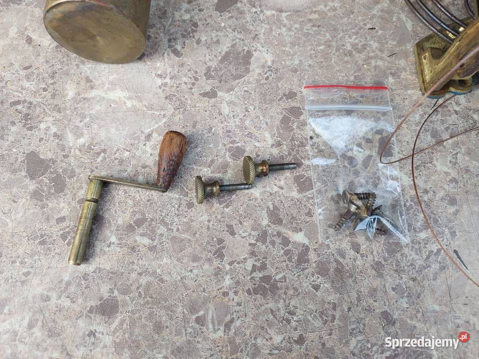 144 Zestaw mechanizm starego zegara linkowego pomorskie