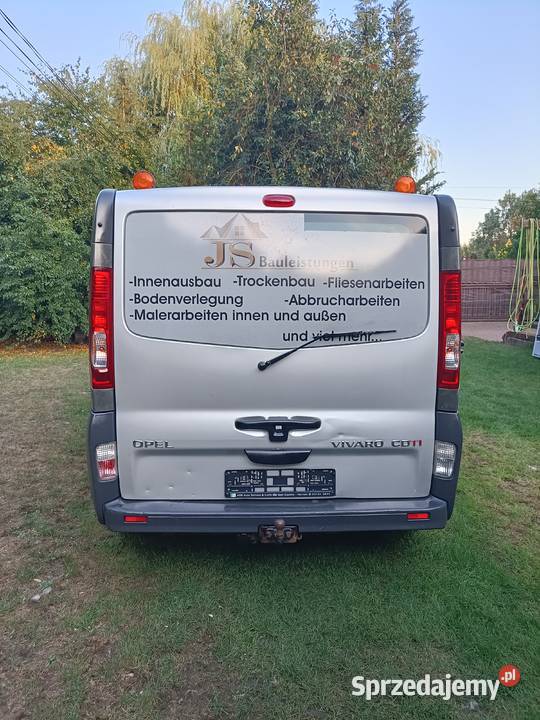OPEL VIVARO 20 CDTI LONG klimatyzacja facelift diesel lubuskie Gorzów Wielkopolski