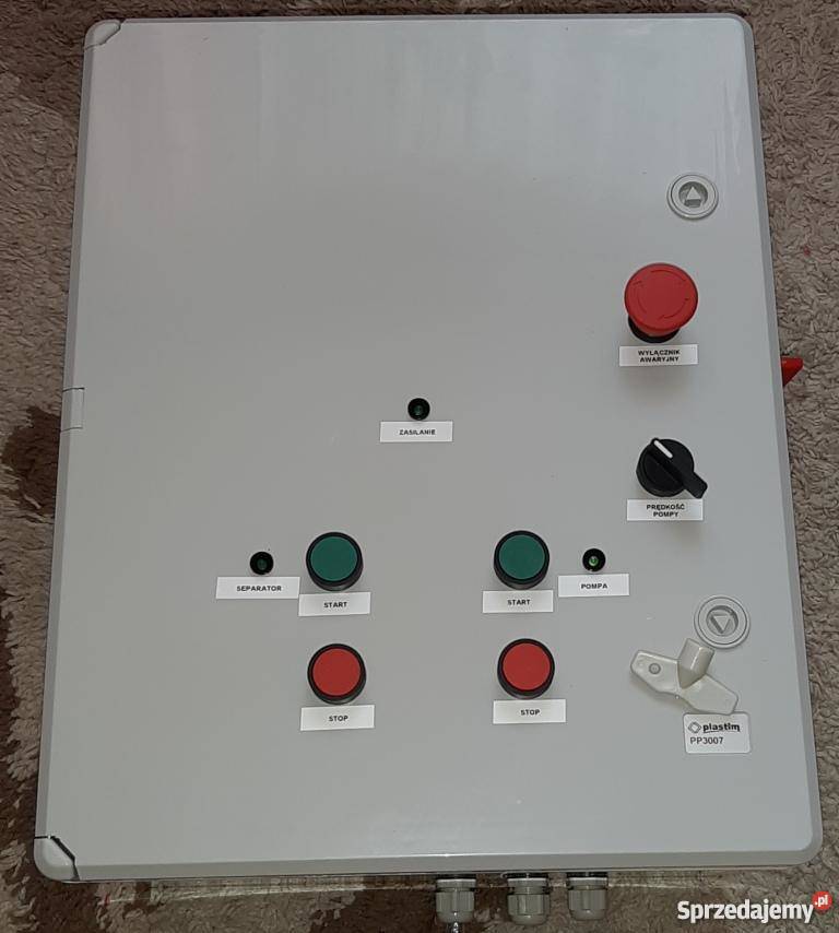 Sterownik separatora gnojowicy i pompy regulacją Pozostałe Ostrów Mazowiecka