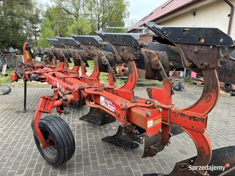 Pług obrotowy 41 5 skibowy Gregoire Besson Vario nieuszkodzony Myszyniec