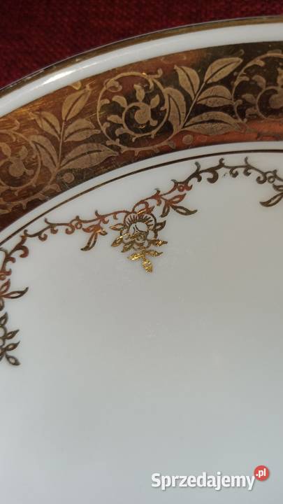 Patera Miseczka paterka ecru ze złotem Syg sprzedam