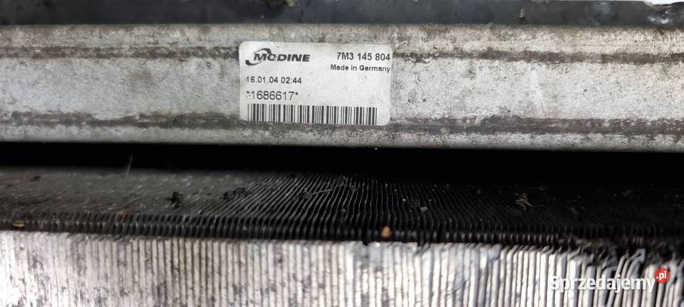 CHŁODNICA WODY VOLKSWAGEN SHARAN I LIFT