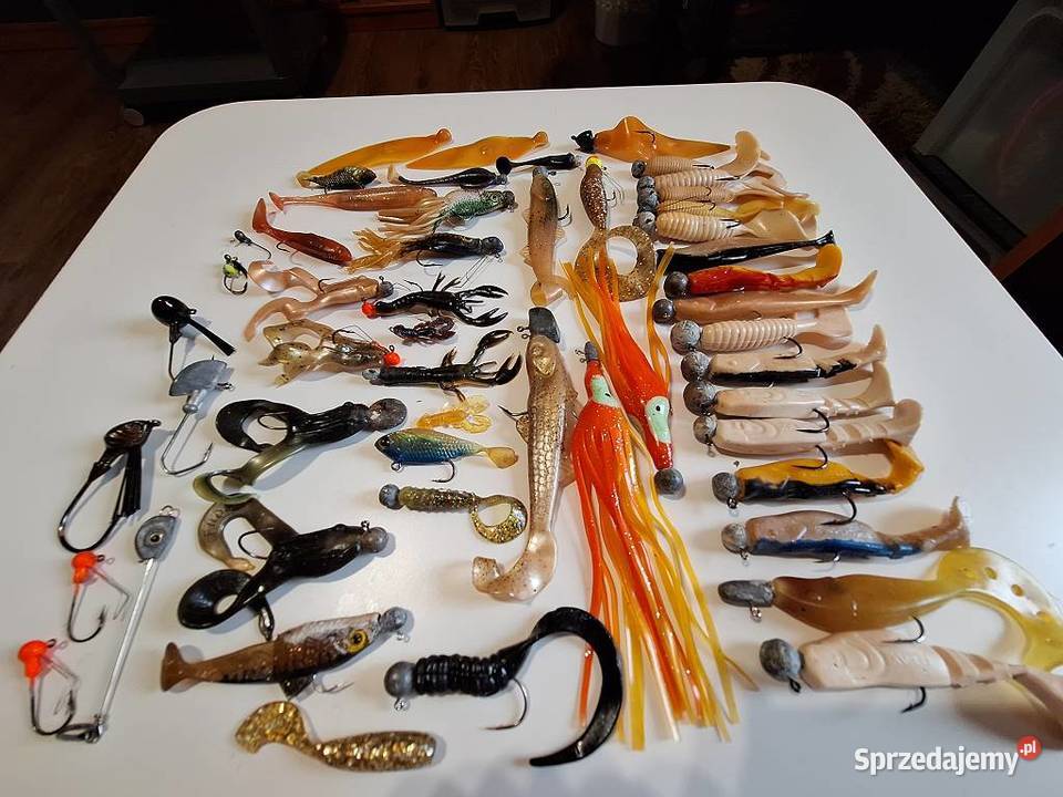 Przynęty wędkarskie 50 miękkie uzbrojone MIX Sosnowiec