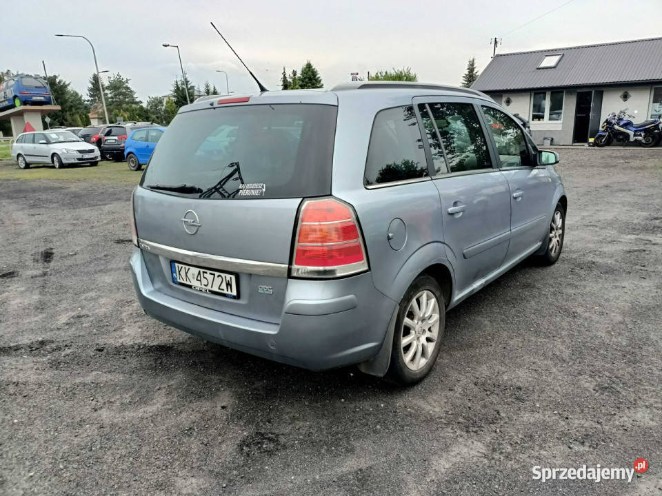 Opel Zafira Opel Zafira 16 05r 7OS B 20052011 srebrny małopolskie Tarnów