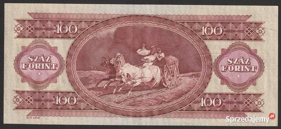 WĘGRY 100 FORINT 1980 STAN 2 Łódź