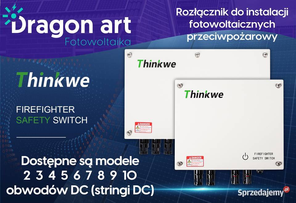 PRZECIWPOŻAROWY WYŁĄCZNIK PRĄDU THINKWE PPOŻ 5 śląskie Czeladź sprzedam