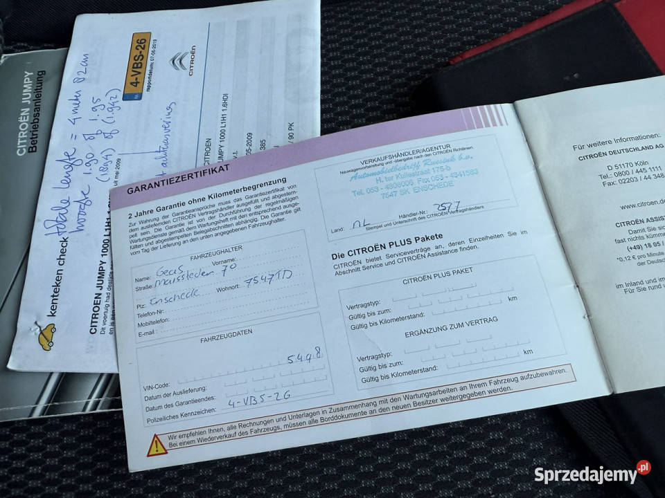 Citroen Jumpy Citroen Jumpy 16HDi 2009R Citroën Sokołów Podlaski