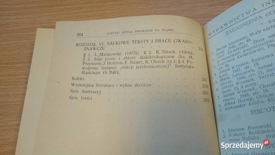 Zabytki języka polskiego na Śląsku Stanisław Gdańsk sprzedam