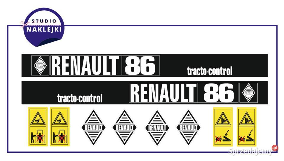 Naklejki Renault 86 Traktor Ciągnik Rolniczy Pozostałe świętokrzyskie