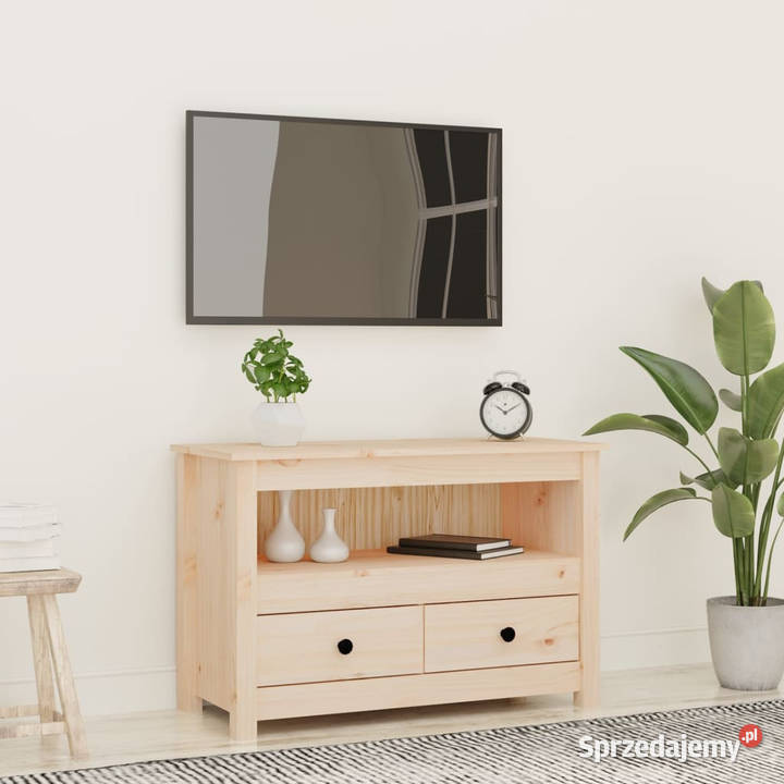 Szafka pod telewizor 79x35x52 lite drewno Warszawa