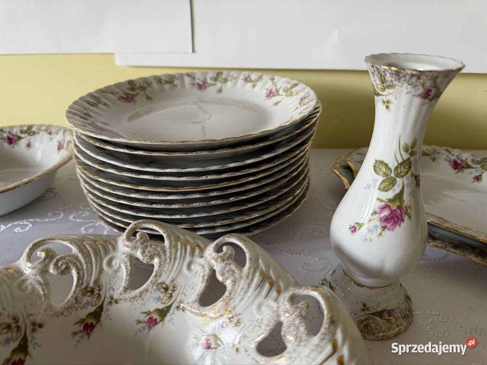 Porcelana Chodzież Złota Róża Zestaw Projekt śląskie Czerwionka-Leszczyny