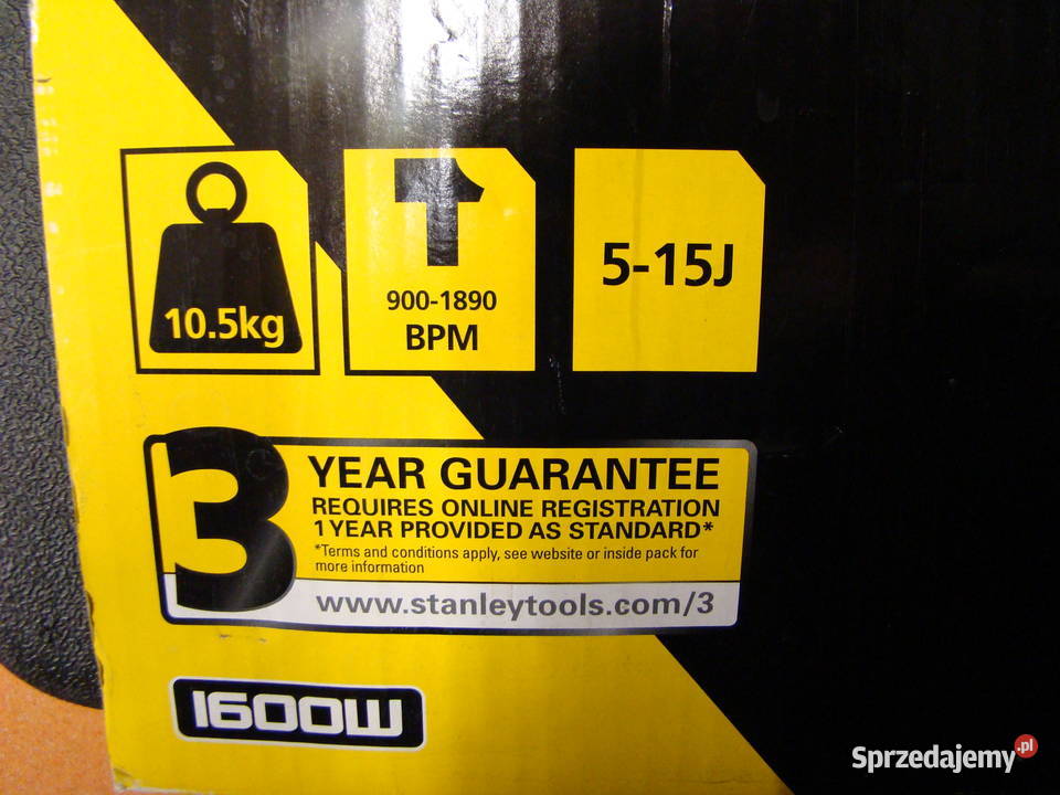 Młot wyburzeniowy STANLEY SDS 515 J 1600W Ref