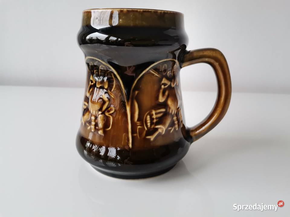 Stary nieużywany kufel Zagłoba porcelit Katowice sprzedam