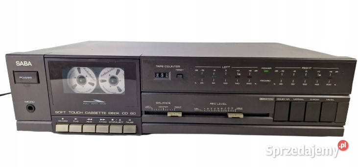 Magnetofon Cassette Deck Saba CD90 CD 90 Międzychód sprzedam